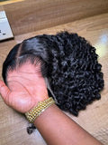 Jerry Curly Lace Front Wigs Human Hair 13x4 13x6 HD Transparent Lace 250 Density