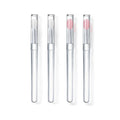Reusable Silicone Lip Brush with Cap - Portable Dual-Ended Makeup Applicator