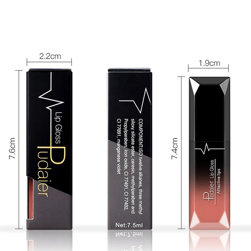 21 Color Waterproof Matte Lip Gloss - Long-Lasting Moisturizing Liquid Lipstick