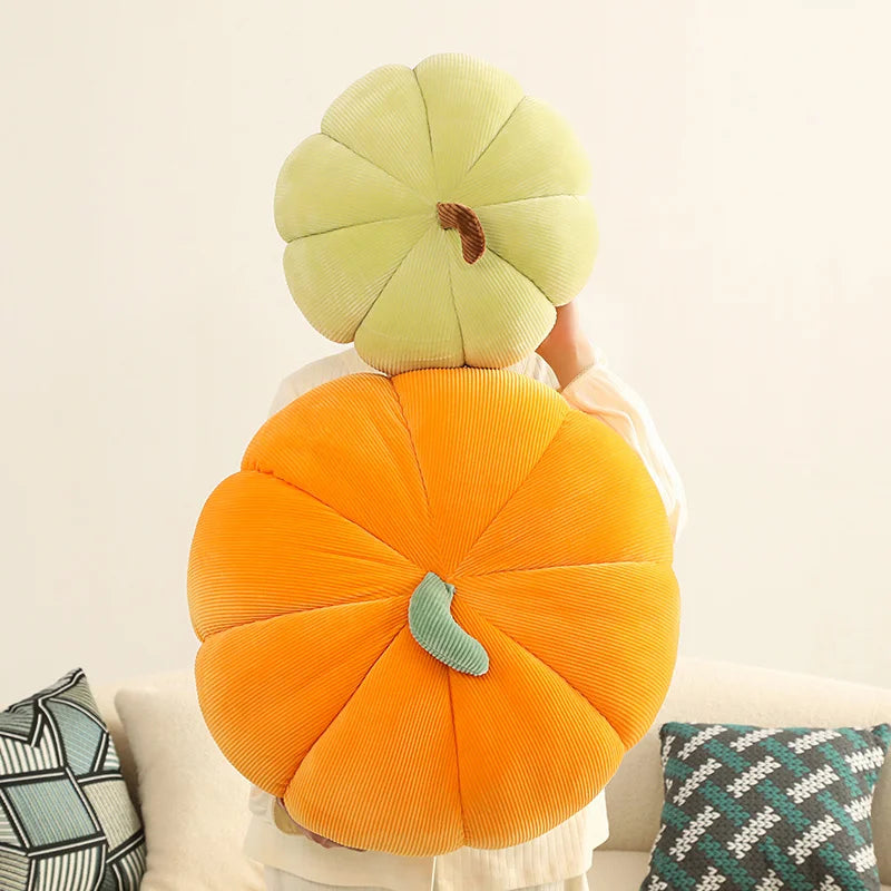Kawaii Nordic Halloween Pumpkin Plush Toy for Kids - Soft Decorative Doll & Throw Pillow