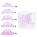 Reusable Eyelash Lifting Kit with Silicone Fish-Shaped Perm Rods - 3D Lash Curler & Extension Supplies