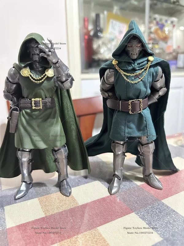 12 Scale Action Figure Cloak Set for 6-Inch Toy Figures - Doctor Doom Soldier Style