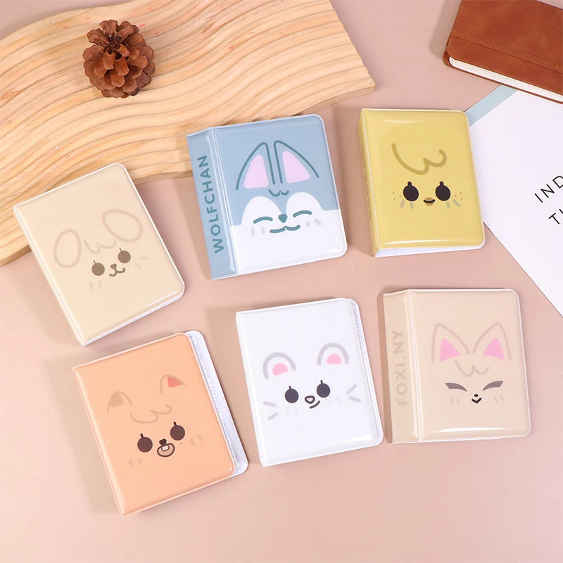 Cute Animal Photo Album 3 Inch Collection Card Binder for Kids - Multiple Colors