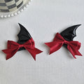 Halloween Devil Horn Bow Hair Clips & Bat Wing Hairpins for Cosplay