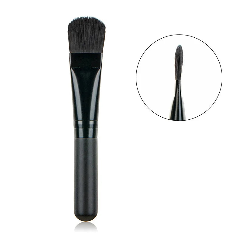 Face Mask Brush Flat Soft Hair Facial Cleansing Applicator for Skin Care & Makeup