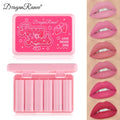 Matte Waterproof Lipstick Set - Velvet Texture, Non-Stick, Easy Application, 6 Pieces