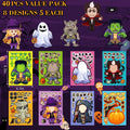 Halloween Character Sticker Sheets for Decorations Party Favors Crafts 8-40 Sheets