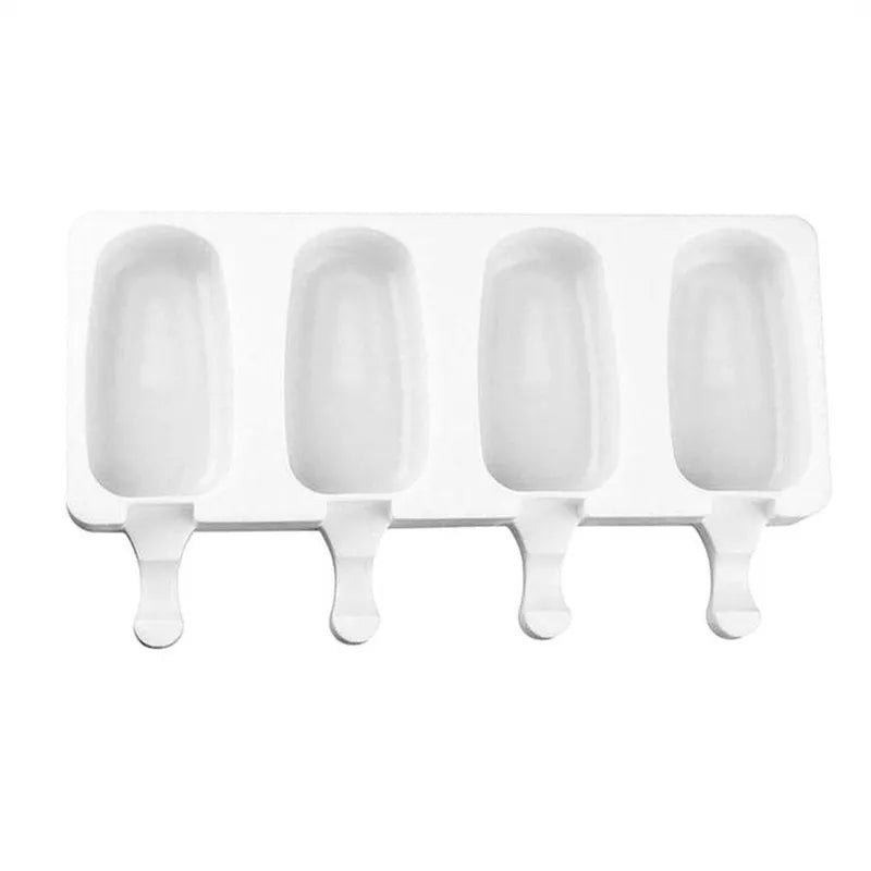 Silicone Ice Pop Molds for Frozen Treats - DIY Fruit Juice & Yogurt Popsicle Maker