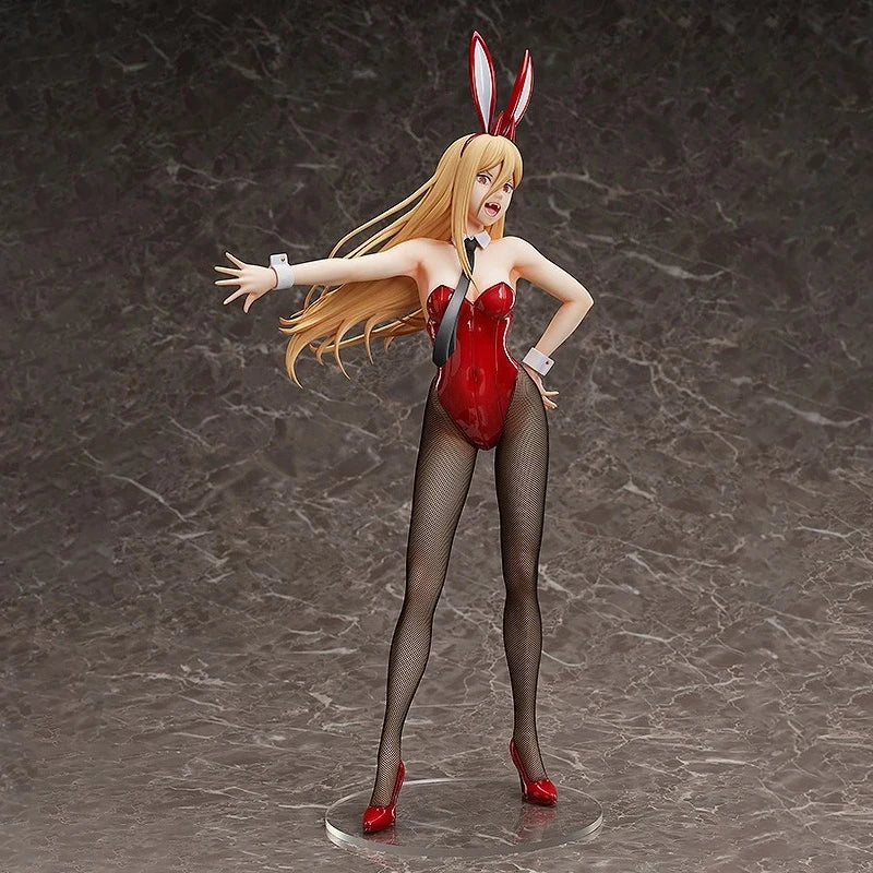 Chainsaw Man Power Bunny Girl Anime Figure Makima Aki Kobeni Reze Doll Model