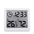 Digital Clock with Temperature and Humidity Display - Wall & Desk Clock for Home Office Kitchen