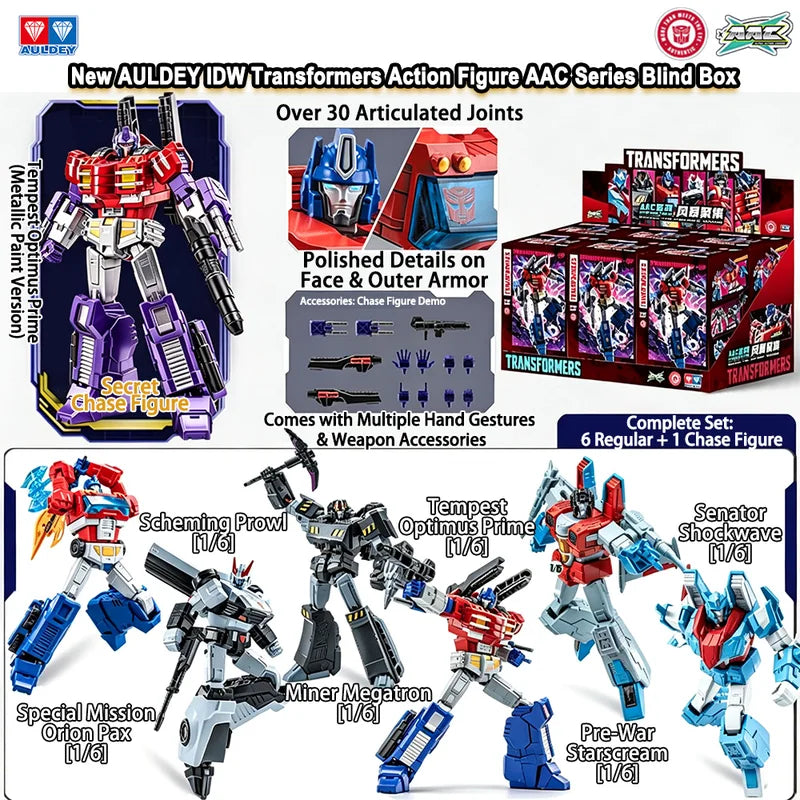 Transformers Collectible Action Figure - Storm Gathering Series, 13cm Articulated Model, Multiple Variants