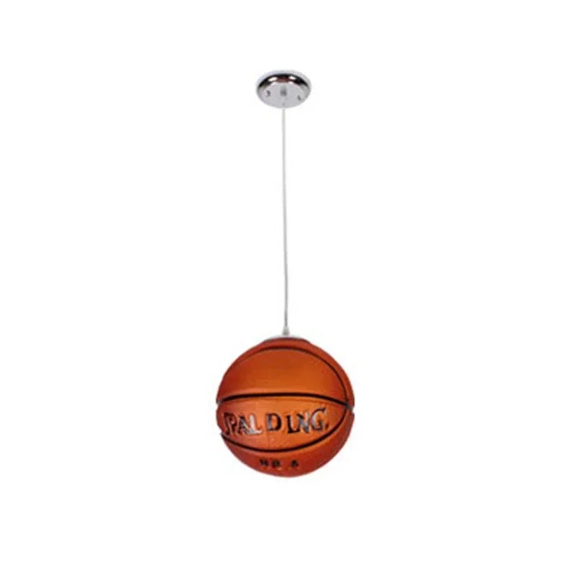 Creative Modern Football Glass Light Fixture for Children's Bedroom & Kids Room Decor