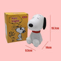 Snoopy Night Light Dimmable Bedside Lamp Cartoon Bedroom Decor Rechargeable Timer Cute Gift
