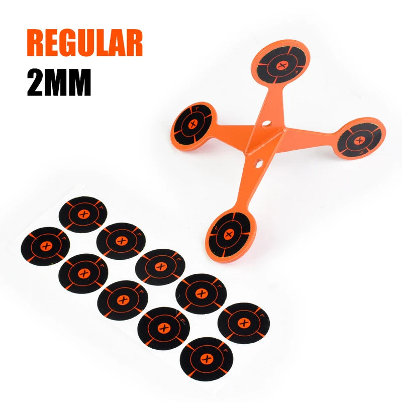 2/4mm Thick Metal Shooting Target Set - Rolling Tumbling & Pinball Style