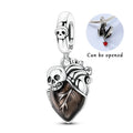 Charms Bead 925 Sterling Silver Red Heart Dangle Pendant for Jewelry DIY Fit Bangle Necklace
