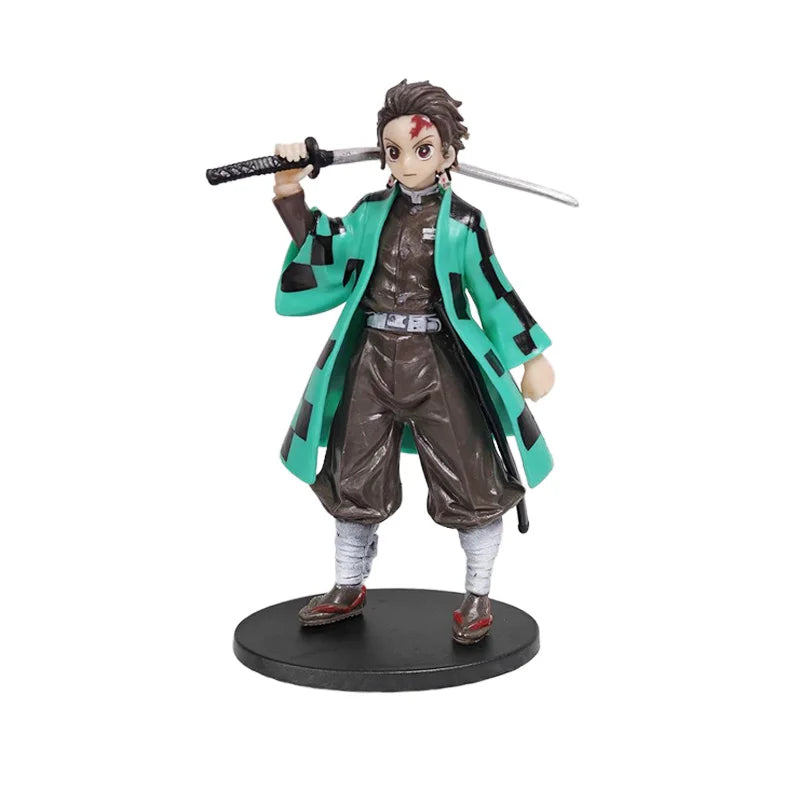 Anime Action Figures - Demon Slayer Kimetsu No Yaiba Model Toys - Multiple Colors