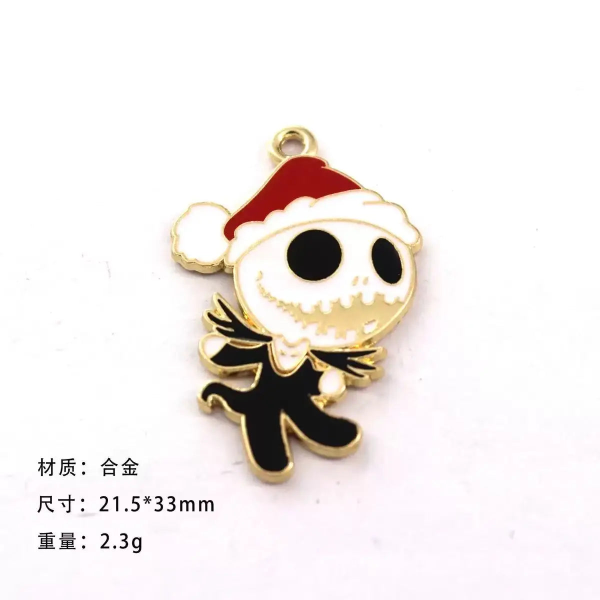 10 Pcs Cartoon Halloween Charm Pendants for DIY Jewelry Making Enamel Craft Supplies