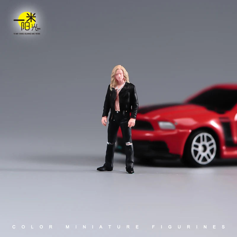 Miniature Male Figure Model in Suits for Diorama and Display, 1/87-1/18 Scale