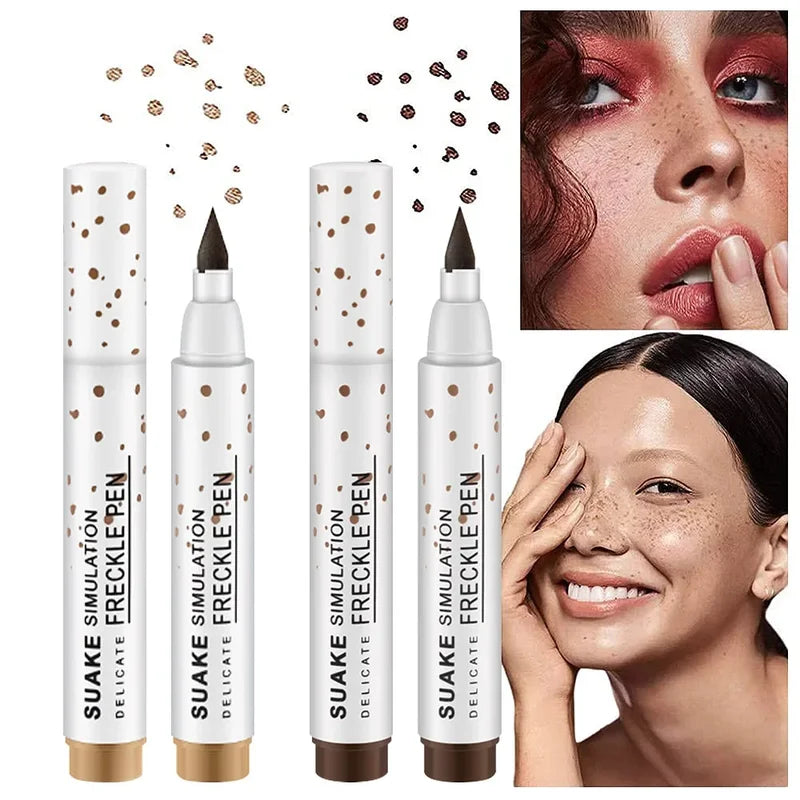Waterproof Freckle Pen for Natural Fake Spots & Eyeliner - Long-Lasting Makeup Tool