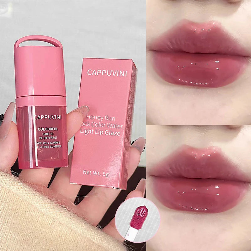Water-Resistant Lip Gloss with Moisturizing Jelly Formula - Multiple Colors