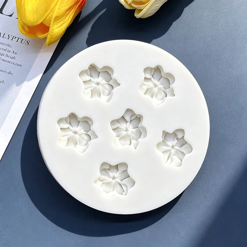 Flower Rose Silicone Mold for Resin, Cake & Sugarcraft Decoration