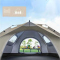 Outdoor Camping Tent with Two Doors and Windows Sunshade Shelter