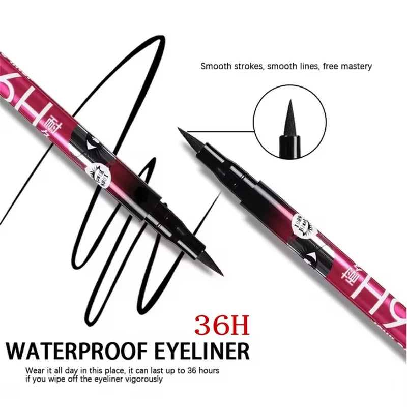 Waterproof Liquid Eyeliner Set - Ultra Fine, Quick Dry, Long-Lasting, 12 Colors