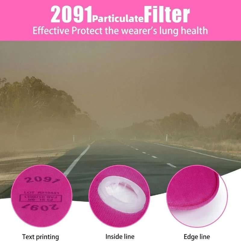 Dust & Organic Vapor Protection Sponge for 6200, 6800, 7502, 6300 Masks