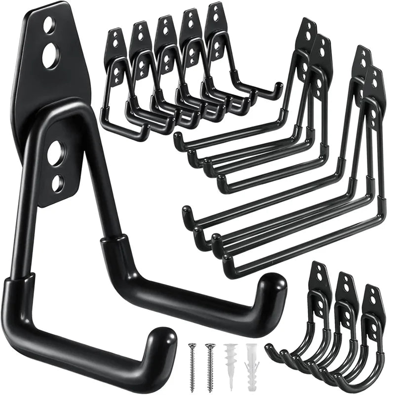 Heavy Duty Wall Mounted Hose Bracket Stainless Steel Multi-Use Hook for Garage Garden Storage
