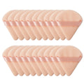 Triangle Velvet Powder Puff Makeup Sponge Set - Washable Mini Face Applicators