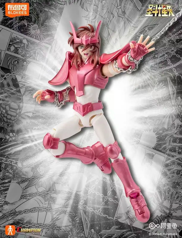 Anime Action Figure Set - Saint Seiya Andromeda Shun Virgo Pisces Collectible Doll