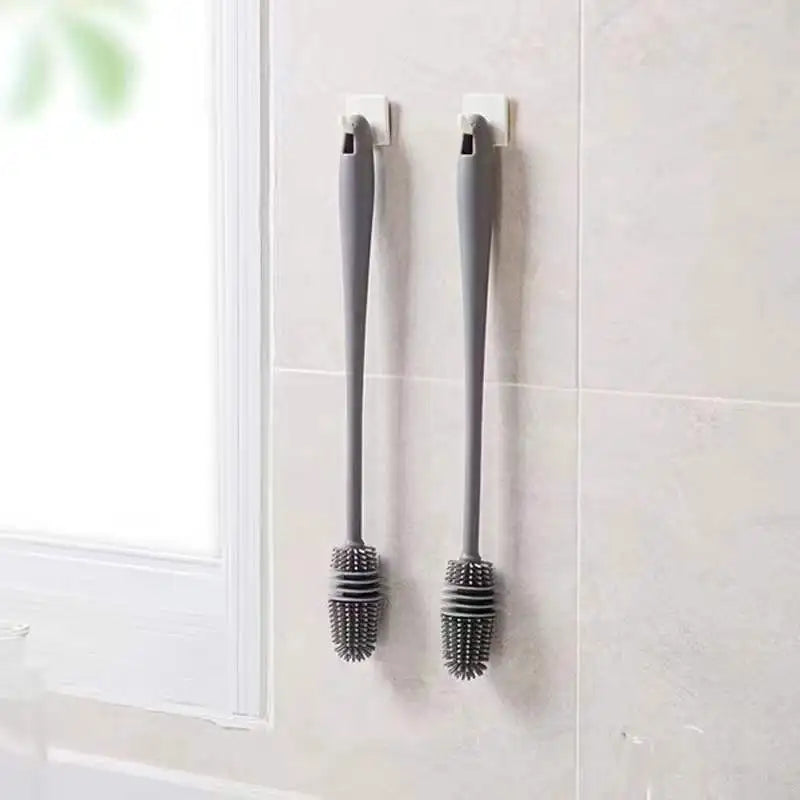 Silicone Bottle Cleaning Brush Long Handle for Water and Milk Bottles Kitchen Tools