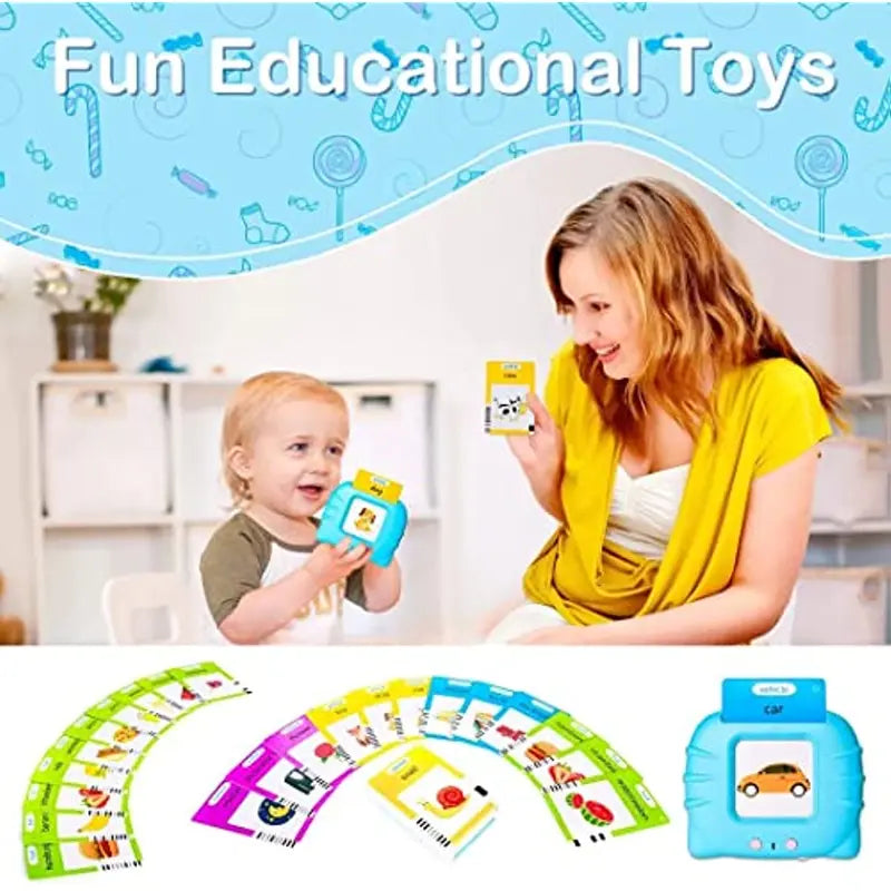 Talking Flash Cards Educational Toys for Preschool Kids - Interactive Learning Set