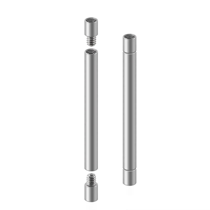 Titanium Piercing Extension Rod Set for Body Jewelry Lip Tongue Belly Earring