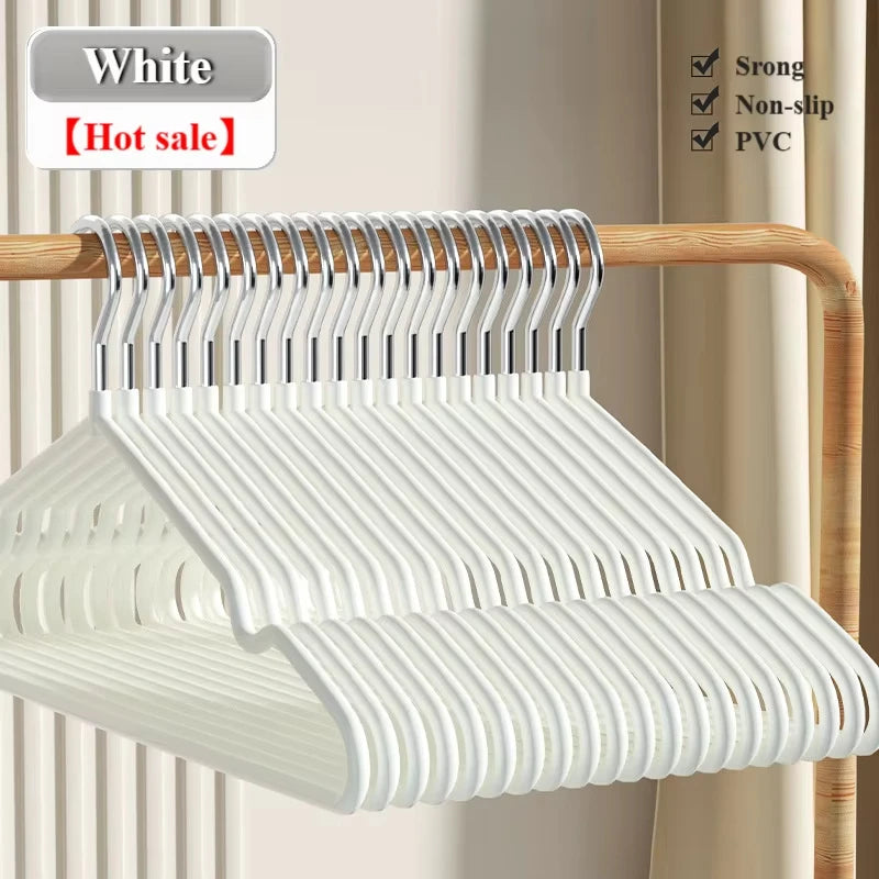 10Pcs Metal Traceless No-Slip Clothes Hangers for Closet Organization