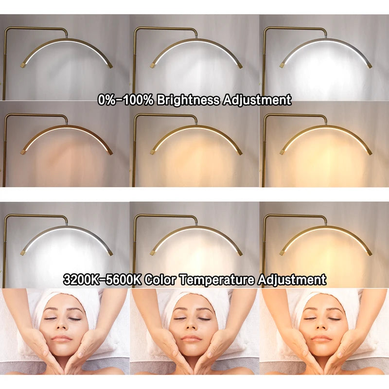 LED Half-Moon Light for Beauty & Makeup Studio Lighting