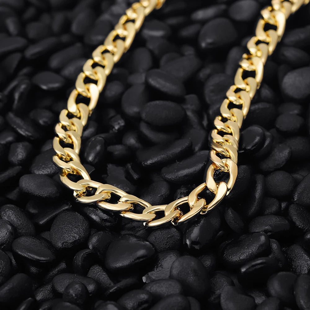 Classic Cuban Link Chain Necklace for Men and Women – Stylish Jewelry Gift