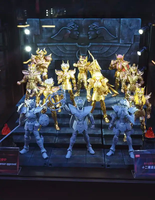 Anime Action Figure Set - Saint Seiya Andromeda Shun Virgo Pisces Collectible Doll