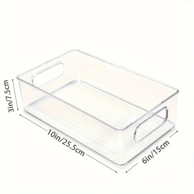 Transparent Food Storage Containers for Fruits Vegetables Meat - Durable & Easy Clean