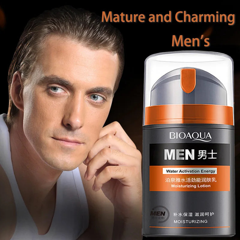 Men's Oil Control & Moisturizing Face Cream - Anti-Aging, Pore Shrink, Brightening