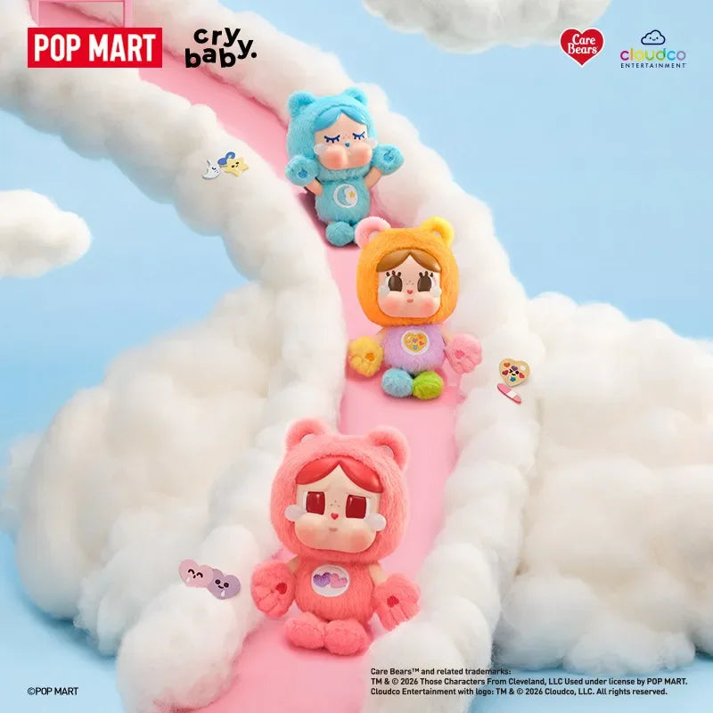 Pop Mart Crybaby Care Bears Vinyl Plush Pendant Blind Box Toy - Mystery Figure Ornament