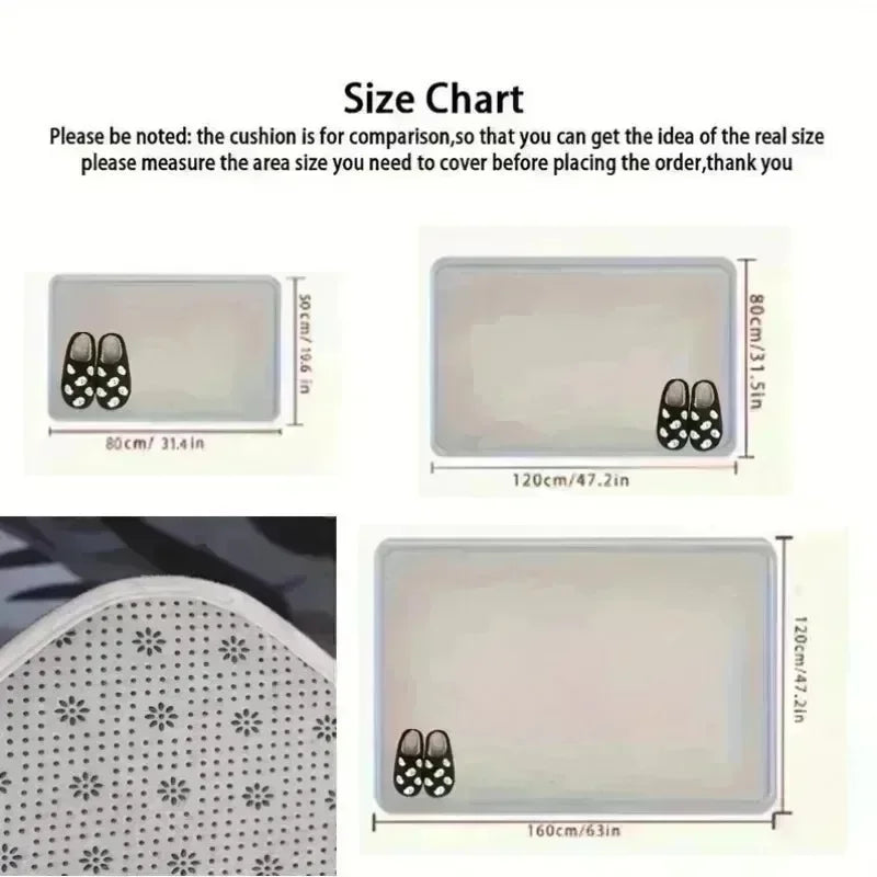 Large Area Non-Slip Wear-Resistant Floor Rug for Living Room and Bedroom