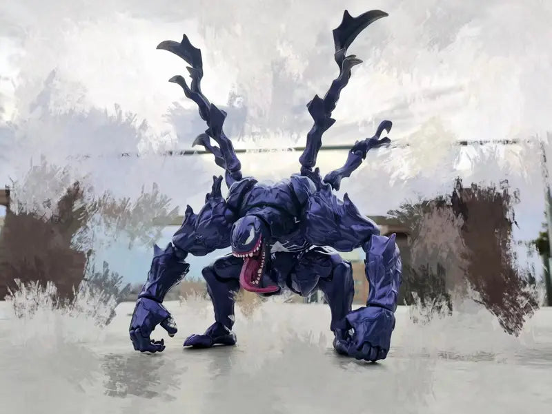 Venom Action Figure - Enlarged Kaiyodo Revoltech Anime Collectible Toy