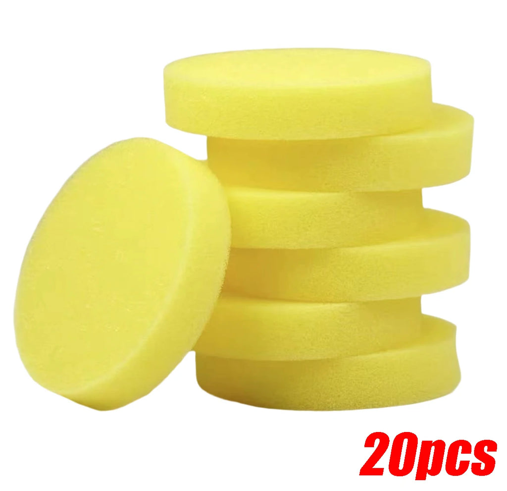 Car Waxing Polish Foam Sponges - High Density Applicator Pads for Detailing and Polishing