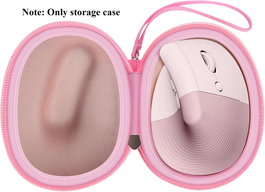 Ergonomic Vertical Mouse Carrying Case with Travel Storage Box for Logi Wireless Mouse