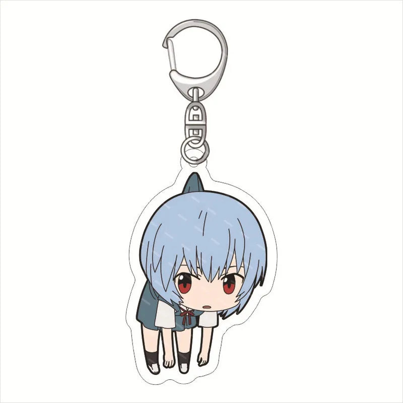 Double-Sided HD Anime Keychain - EVA Acrylic Backpack Pendant, Custom Colors