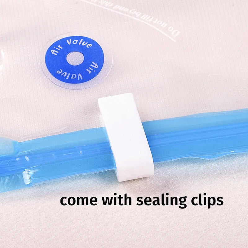 Reusable Vacuum Sealed Food Storage Bags for Microwave, Freezer, and Kitchen Use - Eco-Friendly & Tear Resistant