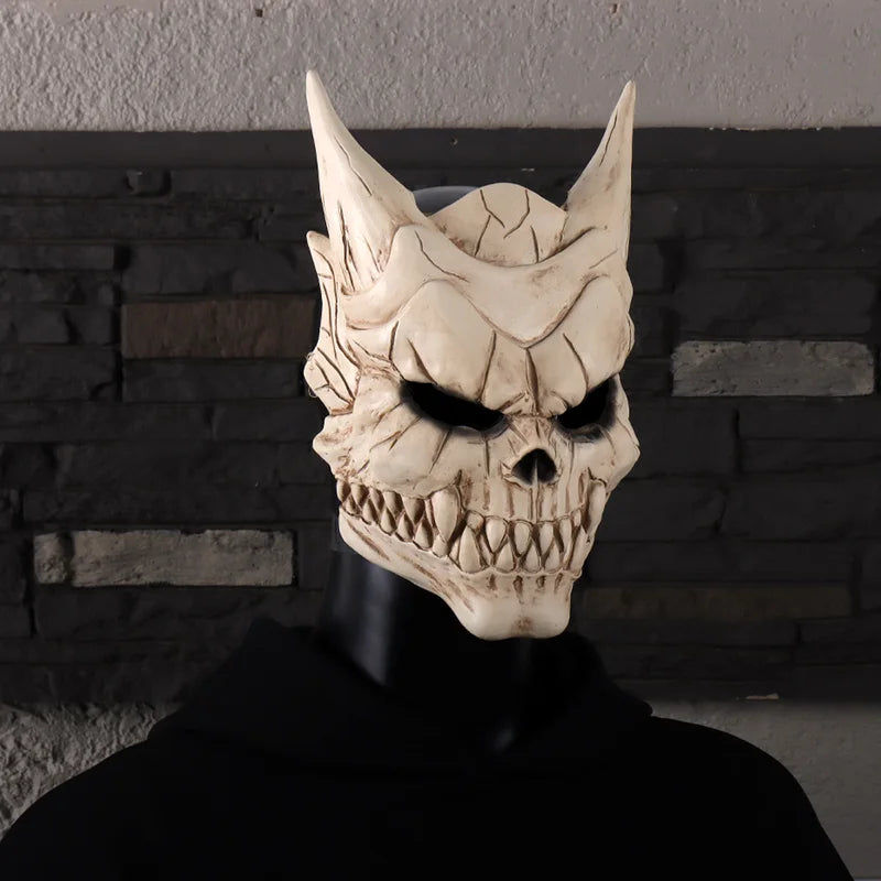Anime Kaiju No 8 Kafka Hibino Mask Cosplay Skull Monster Latex Helmet Halloween Costume