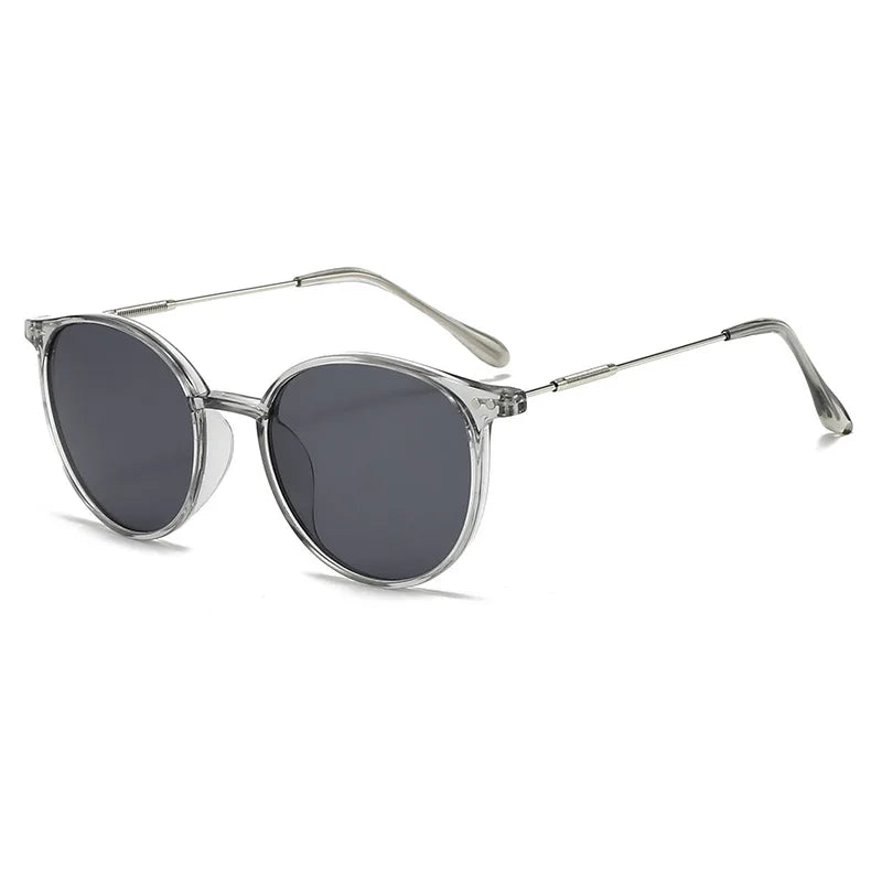 Round Vintage Sunglasses for Women and Men UV400 Outdoor Sun Glasses