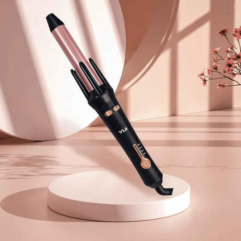 Auto Rotating Ceramic Hair Curler - Automatic Curling Iron & Styling Wand